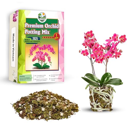 Upgraded Orchid Potting Mix with Moss and Bark