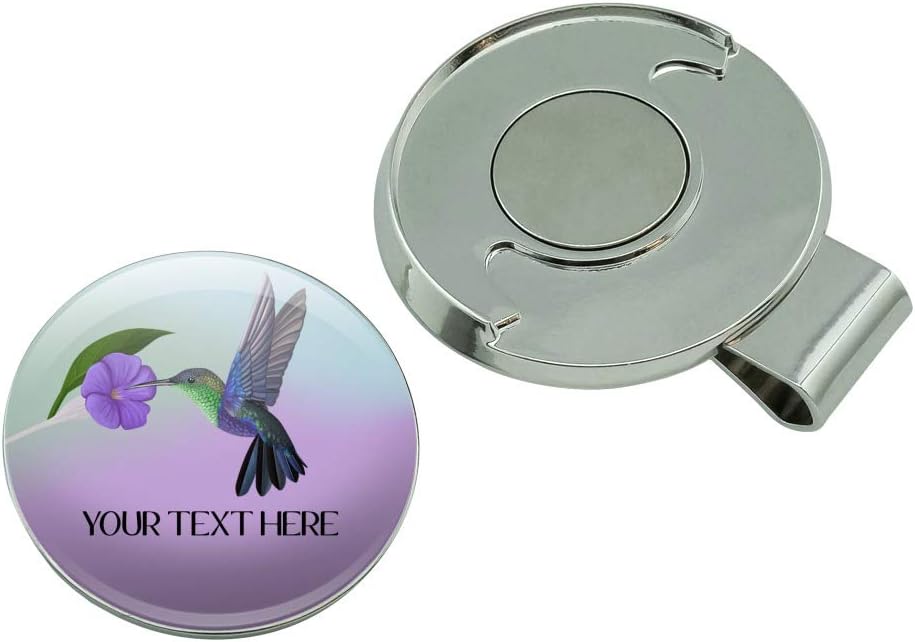 review GRAPHICS & MORE Personalized Custom Hummingbird 1 Line Golf Hat Clip with Magnetic Ball Marker