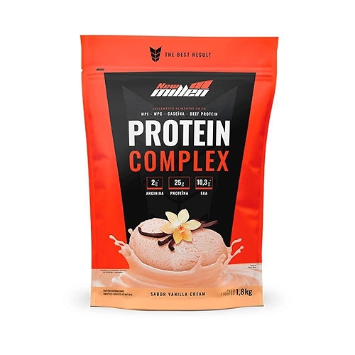 Protein Complex Premium - 1800g Refil Baunilha - New Millen, New Millen