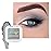 Kaely Pressed Single Eyeshadow Makeup, Smoky Gray Matte Highly Pigmented Monochrome Eye Shadow Palette, Waterproof Neutral Powder Mini Eyeshadow, sombras para ojos, Lightweight Blendable, 10