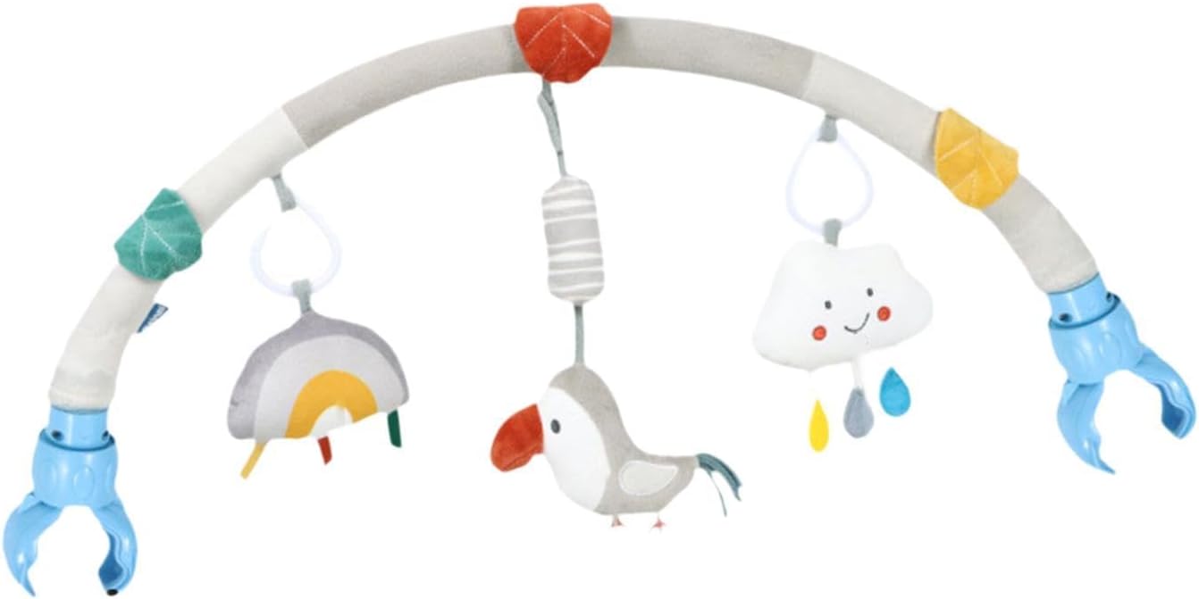 2セットベビーカーアーチおもちゃアクティビティおもちゃシートベビーカー赤ちゃん用おもちゃ0-12ヶ月鳥, 87x25cm