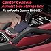 Singkin Car Center Console Armrest Side Storage Box for Porsche Cayenne 2018-2025 Interior Accessories, Phone Container Box Holder Organizer Cover Kit Interior Decoration (4PCS)(Black)