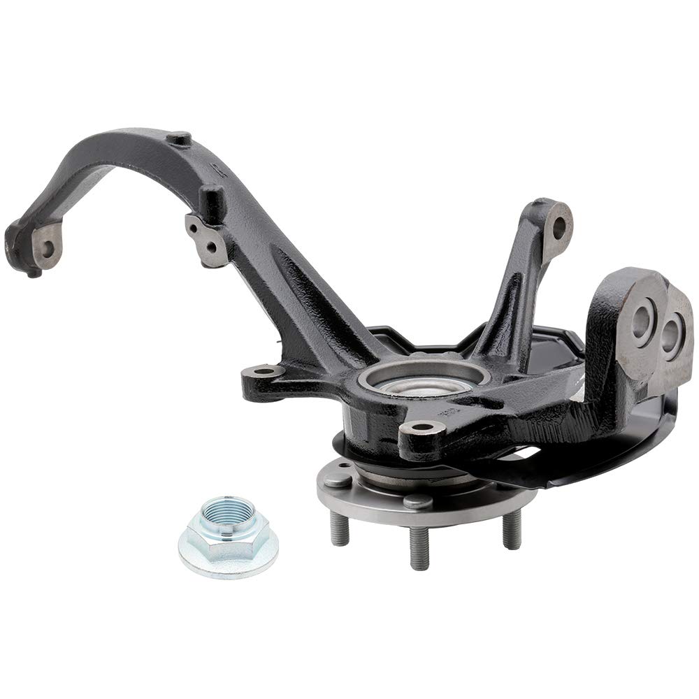 [1-Pack] 698-408 FRONT Right (Passenger) Side Wheel Hub Bearing Steering Knuckle Assembly Kit Compatible With 2006-2012 Ford Fusion, [Lincoln] 2007-2012 MKZ, 2006 Zephyr, 2006-2011 Mercury Milan