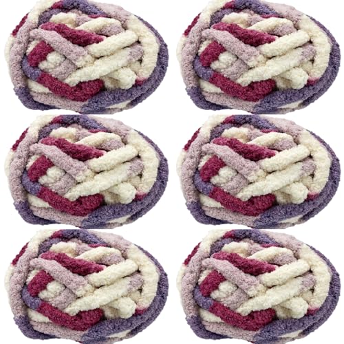 Super Bulky Chunky Blanket Chenille Yarn 48oz for Arm Knitting,