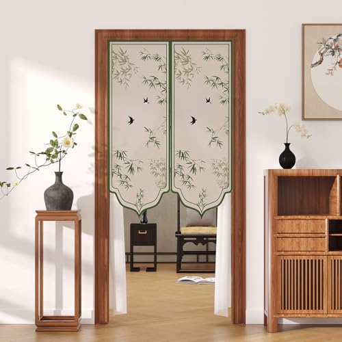 NASFH 間仕切り カフェカーテン カラー8 北欧 リビングルーム 寝室 のれん 目隠し 暖簾 和風 和室 部屋 仕切り A100*120 ドア 台所 洗面所 おしゃれ シンプル 居間 お店用 入り口 キッチン