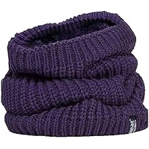 Ladies Thick Winter Fleece Lined Large Chunky Knitted Neck Warmer
