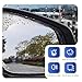Zosgrew 2 PCS Car Rearview Mirror Film, Anti-fog Rainproof Film for Side Mirrors, Universal HD Anti-glare Rearview Mirror Sticker, for Cars, SUVs, Trucks (Clear)