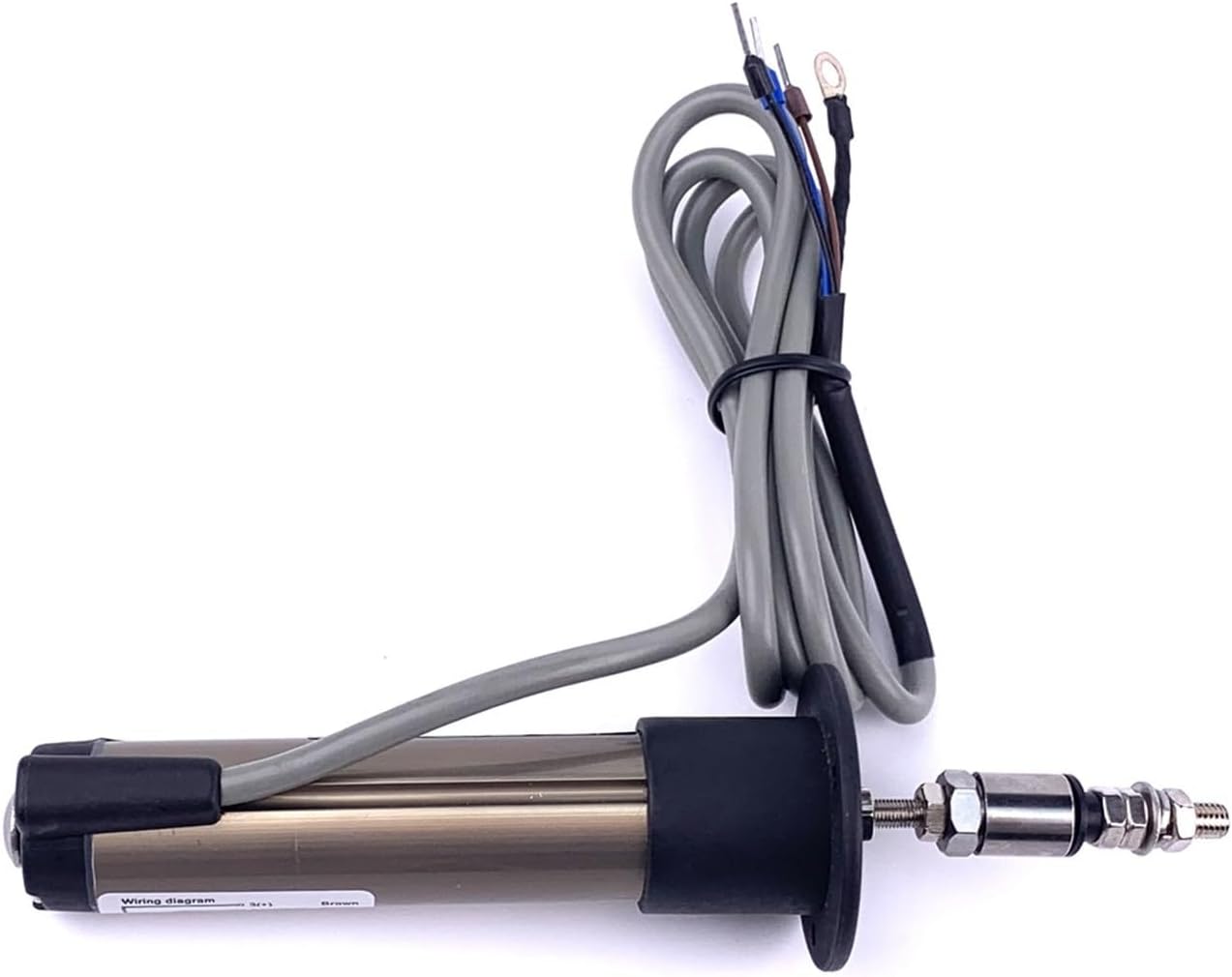 Position Ruler Sensors KPF10-25mm Small Flange Type Linear Transducer Sensor Scale(25mm)
