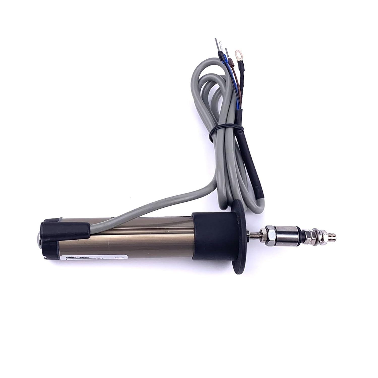 Position Ruler Sensors KPF10-25mm Small Flange Type Linear Transducer Sensor Scale(15mm)