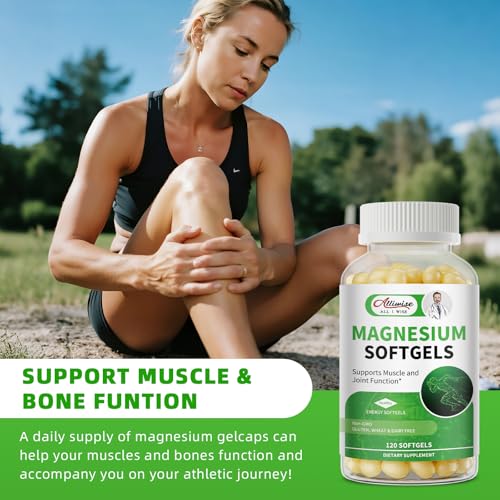 120-Count Alliwise Magnesium Glycinate 500mg Softgels 4.79 w/ S and S, More + Free Shipping w/ Prime or on 35+ + 80% Off Code 8HU63U3Y - image 6