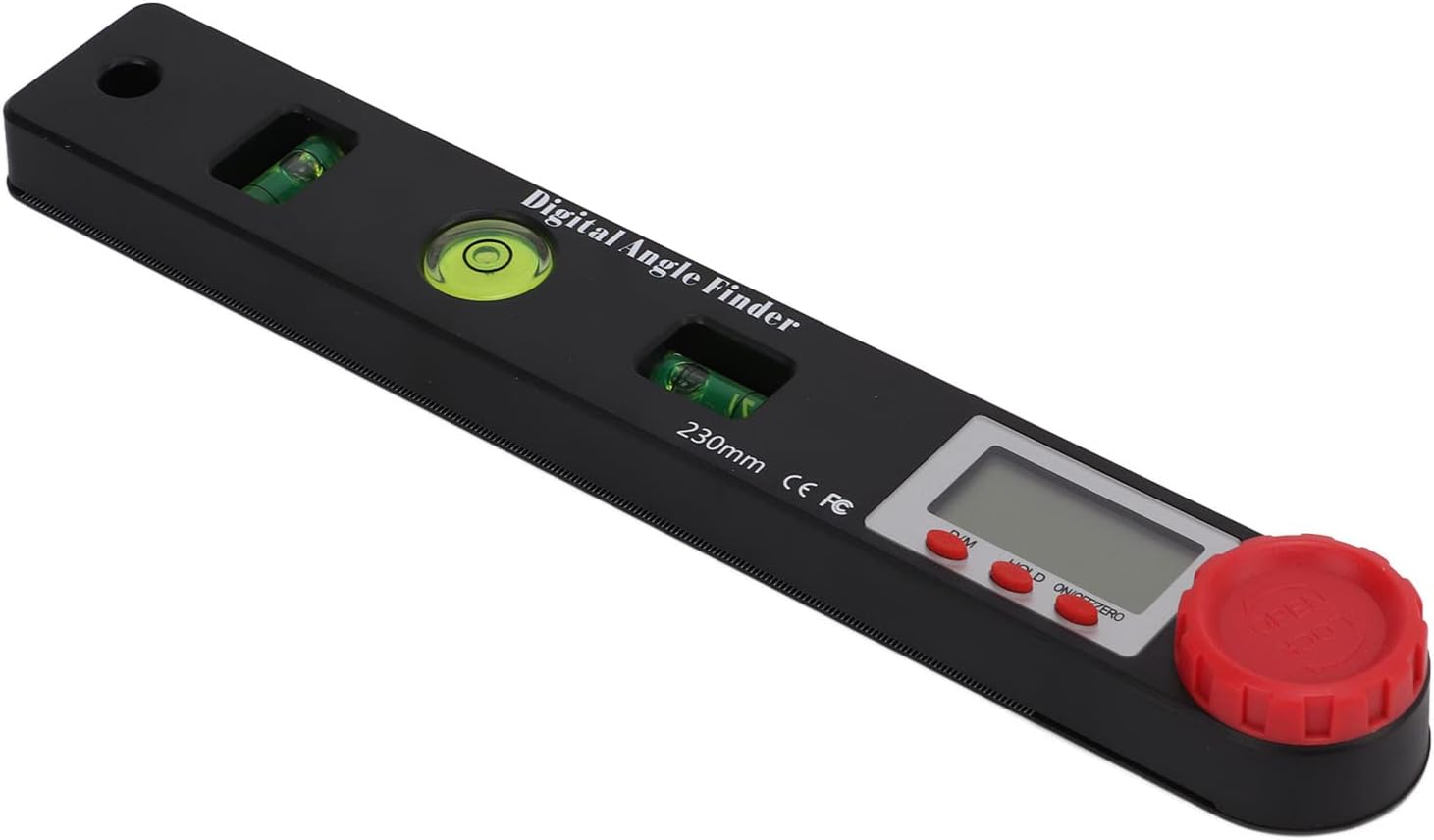 4 in 1 Digital Angle Ruler and Protractor with 360 Degree Locking Mechanism - Multifunctional Level and Protractor Tool for Industrial Use - ABS Material Construction - LED Display