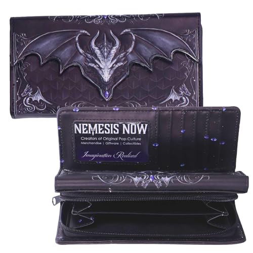 Porte-monnaie motif écailles de dragon 10x3x19 cm pour organiser vos sorties