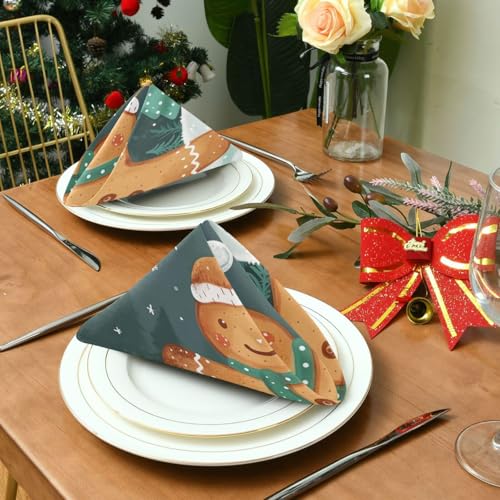 Servilletas de Tela Navideñas Set de 6 miniatura 4