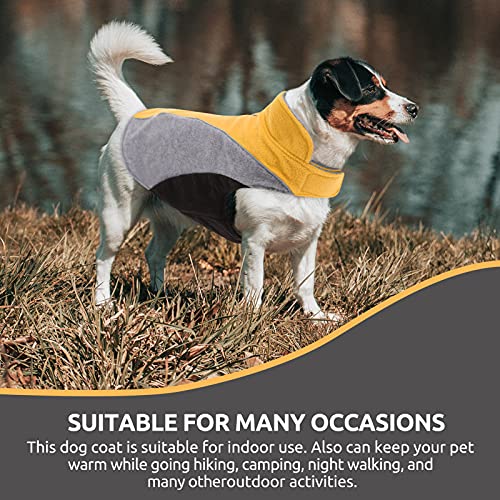 Phyxin Warm Dog Jacket Polar Fleece Dog Winter Coat Cold Weather Coat For Dogs Reflective Dog Clothes For Small Medium Large Dogs #TOP4