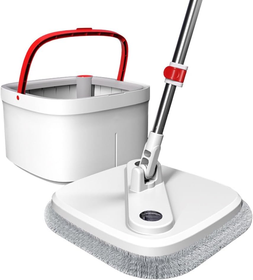 LHBDA 家庭用ハンドフリースクエアモップバケツ