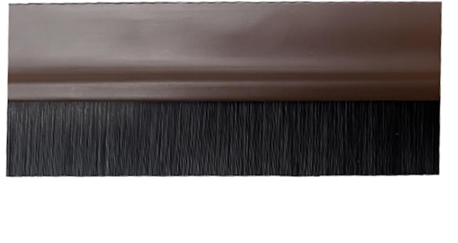 Sealing Draught Excluder Strip, PVC Door Bottom Brush Strip, Adhesive Backing, Multiple Sizes(C,L 30cm x Brush Height 40mm)