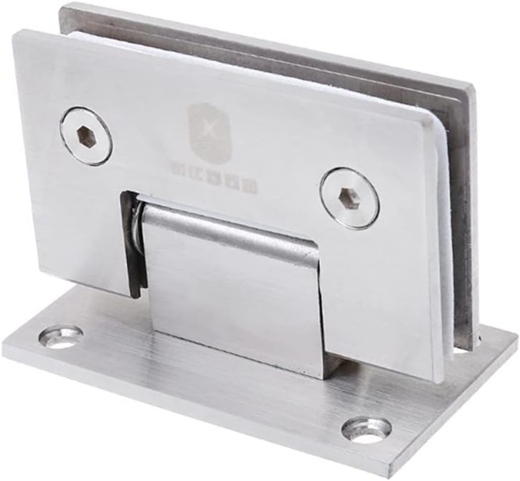 Bisagras para puerta de cristal Bisagras for puertas de 8 a 12 mm for baño, soporte sin marco for puertas de ducha, bisagras for puertas montadas en la pared, plantilla for bisagras de puertas
