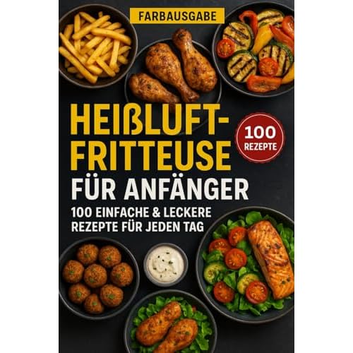 Heißluftfritteuse für Anfänger: 100 einfache & leckere Rezepte für jeden Tag