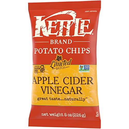 Image of Kettle Brand Potato Chips Apple Cider Vinegar Kettle Chips, 8 Oz