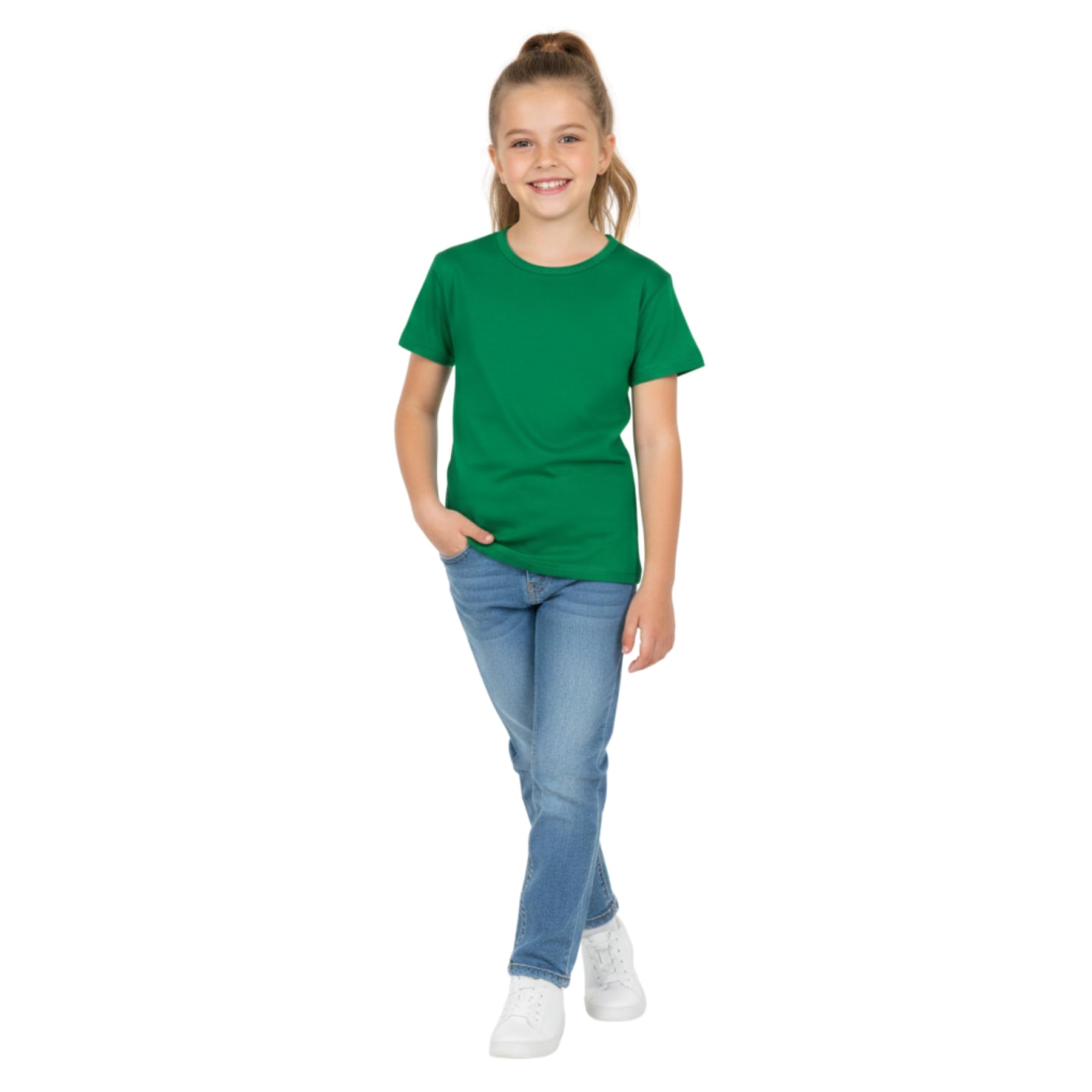Girls T Shirts Cotton Plain | Stylish Tie Dye T-Shirt | Soft Feel Trendy Girls Fashion Tees Casual Top New Age 2 3 4 5 6 7 8 9 10 11 12 13 Years