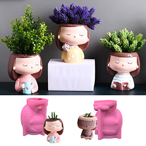 Moule pot de fleurs extra large en silicone pour démoulage facile