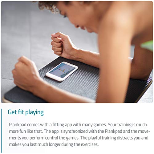 Plankpad Pro - Plank & Balance Board, Get Fit While Playing Games & Workouts On Ios/Android App, Core Trainer, Full Body Fitness Exercise Equipment #TOP2