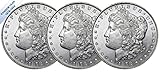 (1878-1904) Morgan Silver Dollar (BU) Three Coins Brilliant Uncirculated