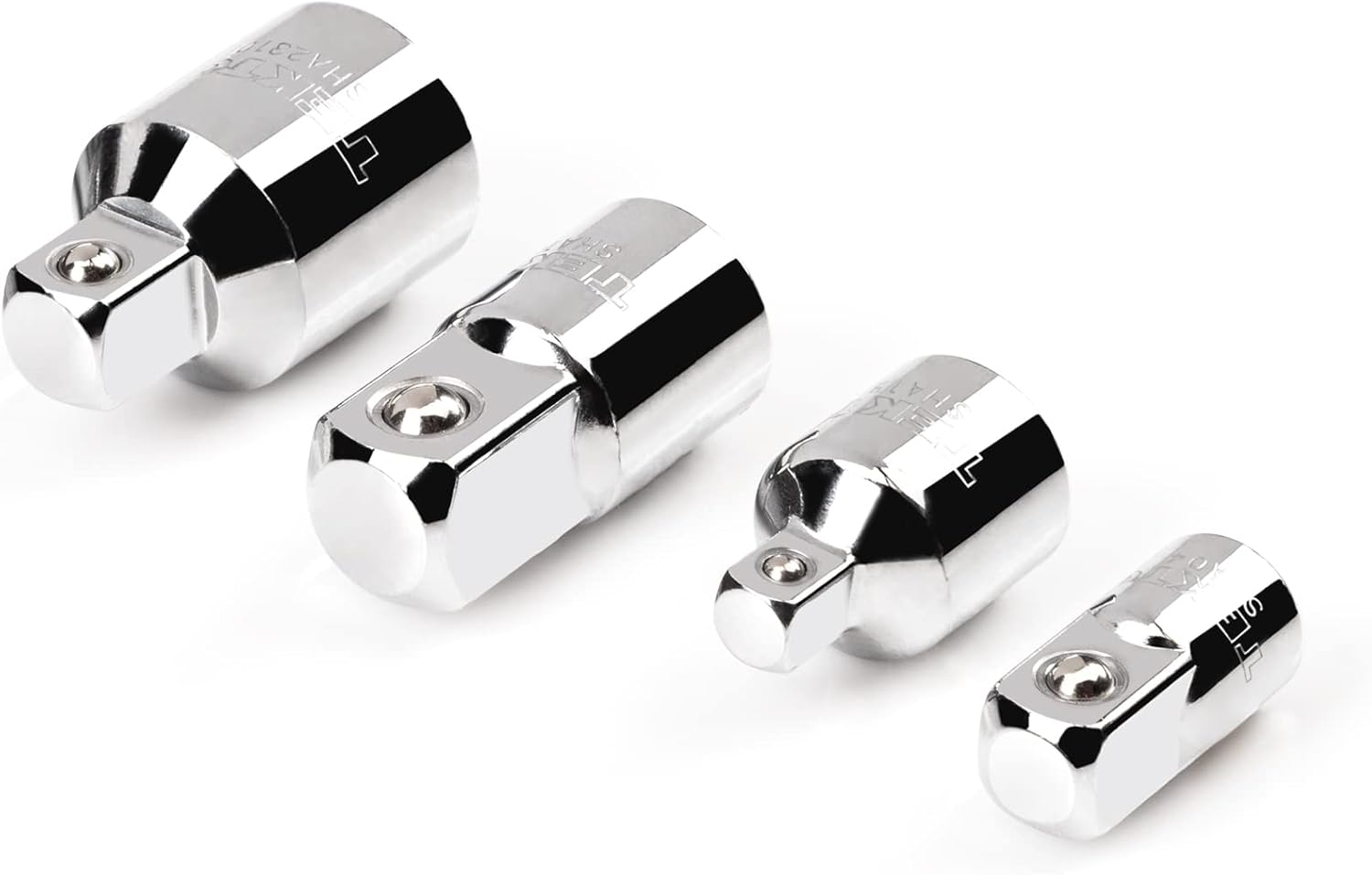 TEKTON 1/4, 3/8, 1/2 Inch Drive Adapter/Reducer Set (4-Piece) | SHA99017