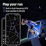 Crossbeats Ignite Atlas in-Built GPS & Bluetooth Calling Smart Watch, AI-Powered Health sensors, 100+Watch Screen, 30 Sports Modes, Compatible with G-fit, Strava & Apple Health (Imperial Blue)