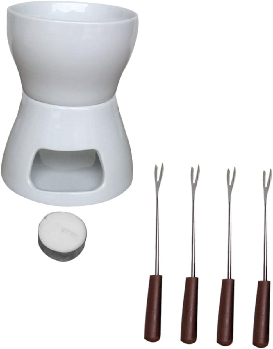 Unomor Cheese Melting Furnace Multi-functional Ceramic Melting Pot for Home Heating
