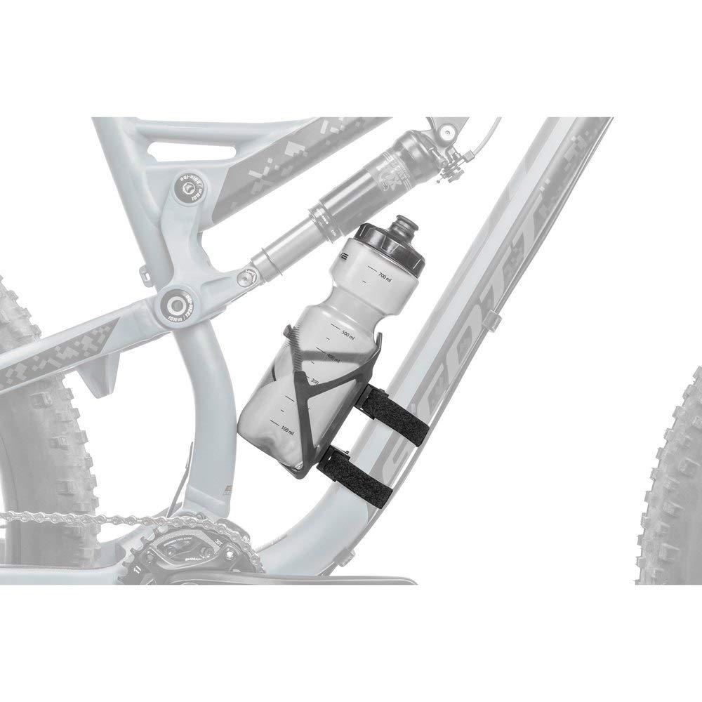 M-Wave Unisex – ADA BC Flex 2 adapter do uchwytu na butelki, montaż na rzep, 2 pary, czarny