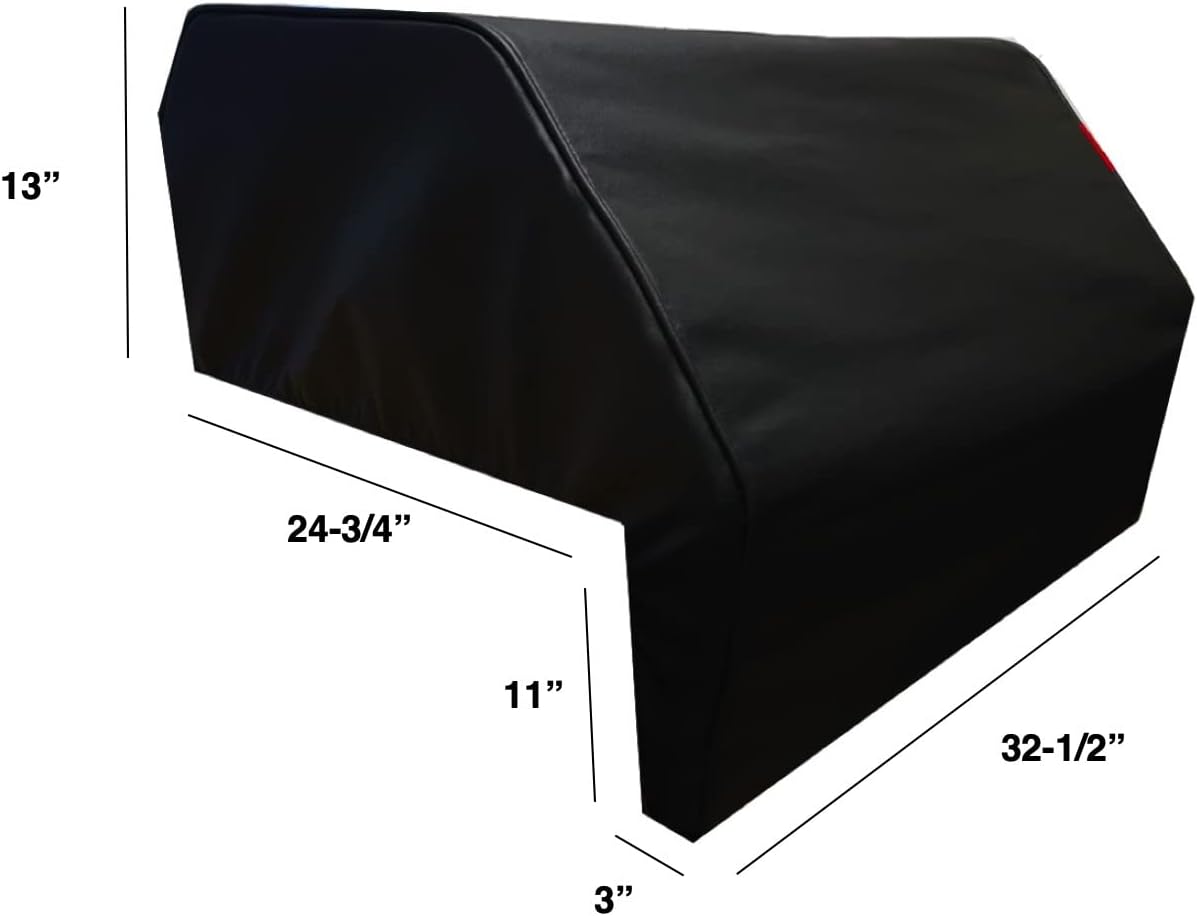Windproof Covers 32 inch Heavy Duty Premium Vinyl Grill Cover to fit Saber 500 Built-in Grill