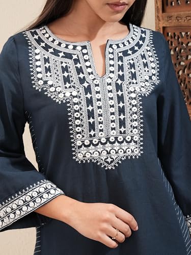 Image of Vishudh Women's Kurta | Comfortable Ethnic Wear for Daily Use | Lightweight & Breathable Indian Top