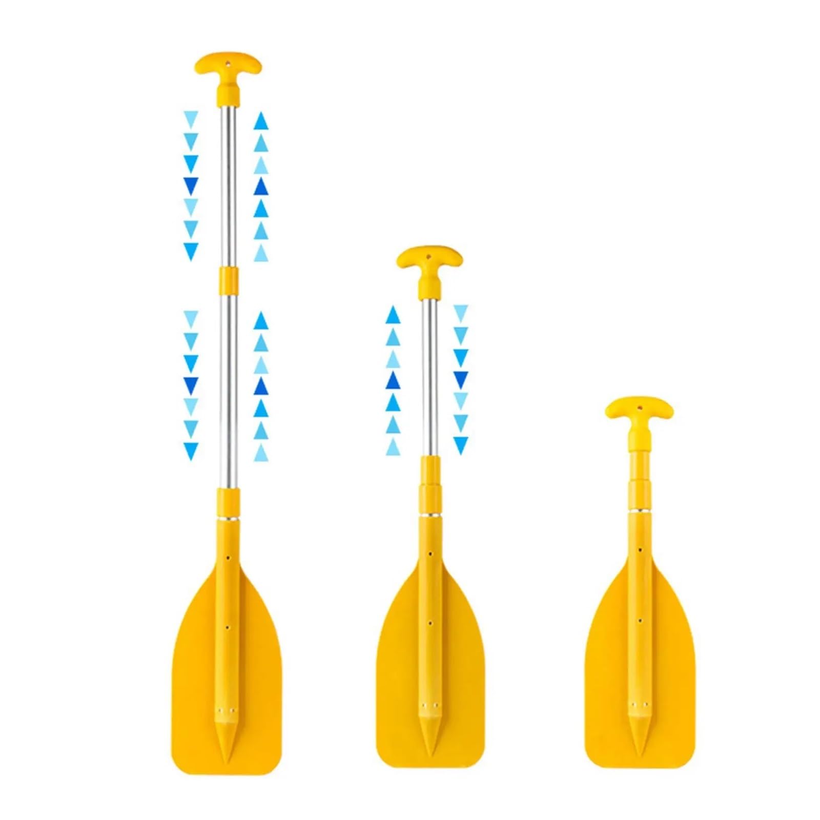 Genérico Remo de Bote Inflable, Accesorio portátil for Deportes acuáticos, for canotaje, Kayak, Pesca en río, Adultos al Aire Libre, Duradero