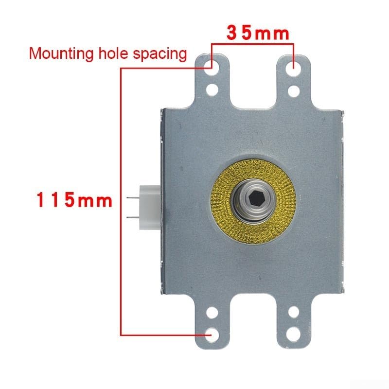 Magnetrón para horno microondas 518j de 800w y placa base larga 6