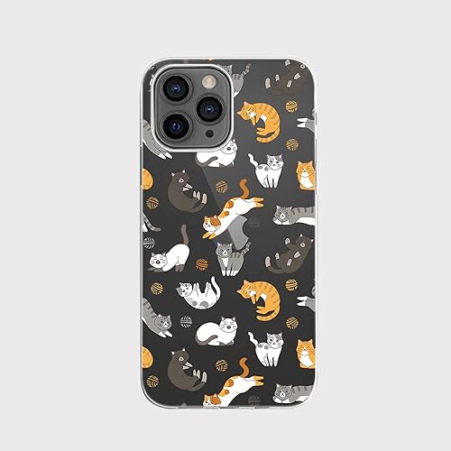 Miniatura 18 de Blingy's Funda para iPhone 13 Pro (6.1 pulgadas), lindo patrón de cerdo divertido estilo animal de dibujos animados, transparente, suave TPU funda