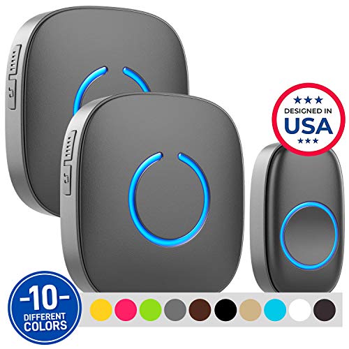 Wireless Doorbell by SadoTech – Waterproof Door Bells & Chimes Wireless Kit –