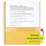 Five Star Spiral Notebook + Study App, 1 Subject, College Ruled Paper, 8.5" x 11", 100 Sheets, Assorted Colors, 6 Pack (38052) - Image 3
