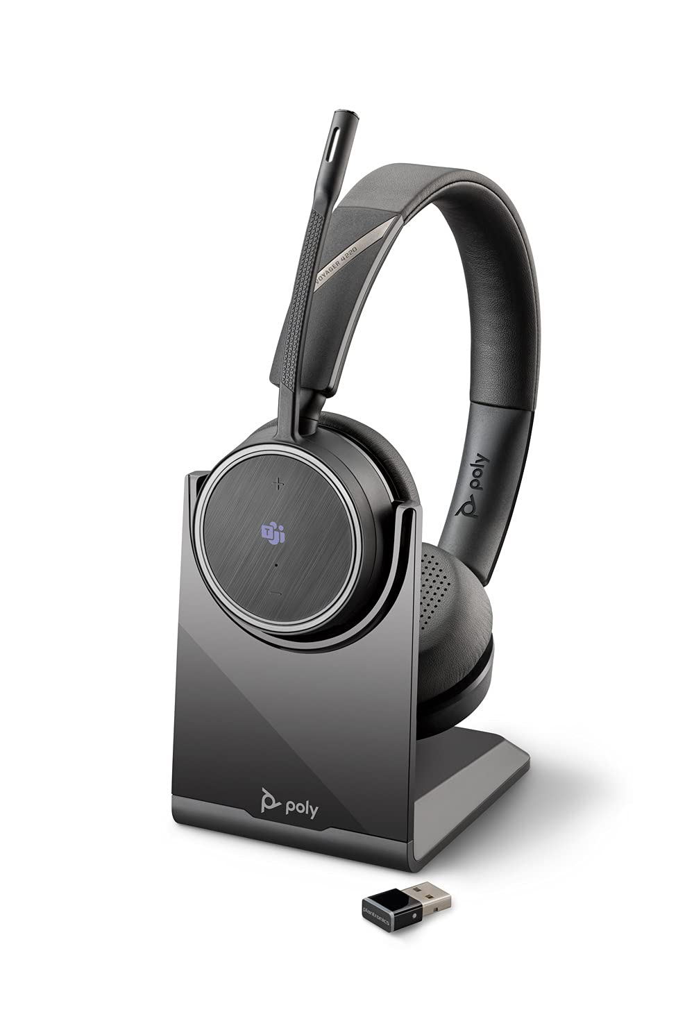 Plantronics Poly BT Headset Voyager 4220 UC USBA Teams incl. LS & BT600