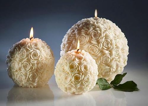 Decorative Flower Rose Scented Candle