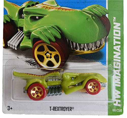 Hot Wheels T Rextroyer Verde Imagination 66/250 miniatura 2