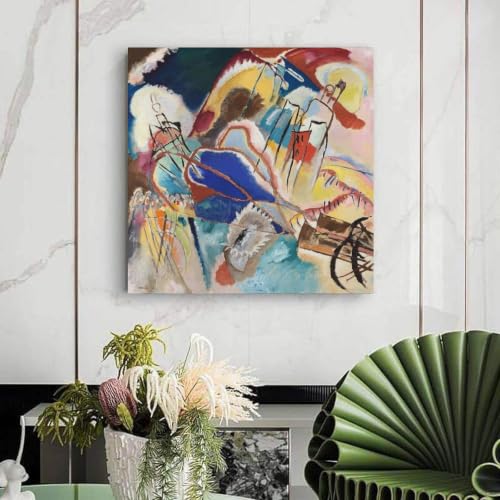 Cuadro Wassily Kandinsky Improvisation No. 30 para decorar salones modernos 5