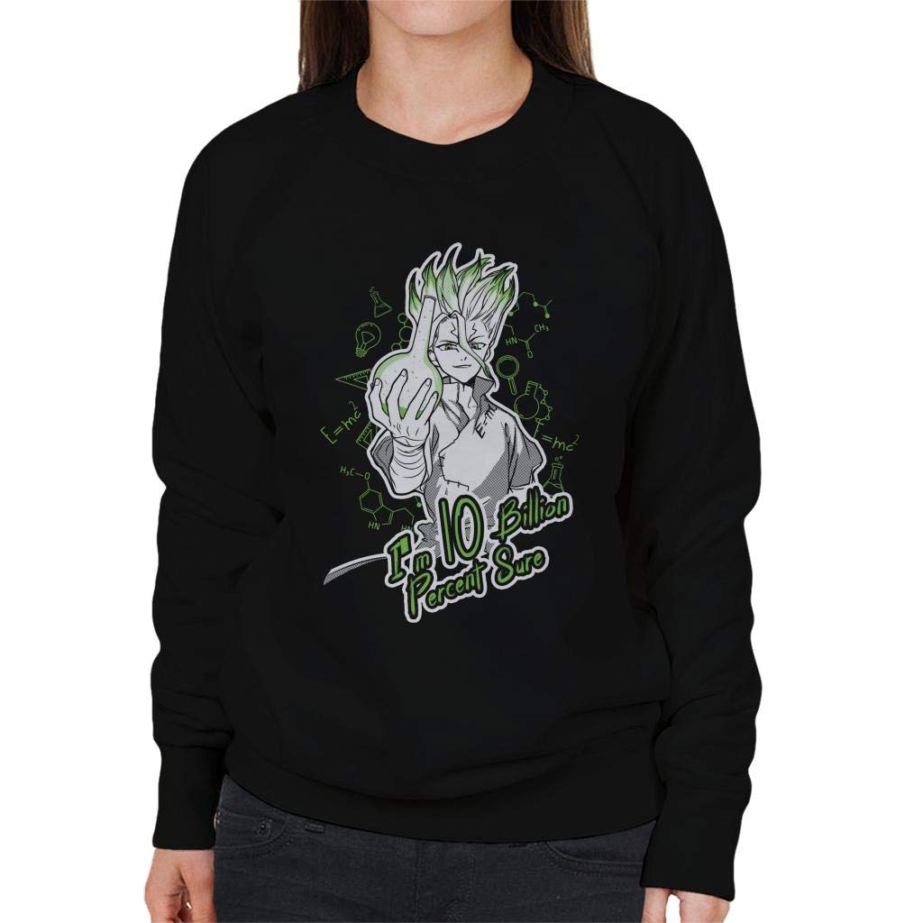 10 Billion Percent Sure Dr Stone Women's Sweatshirt