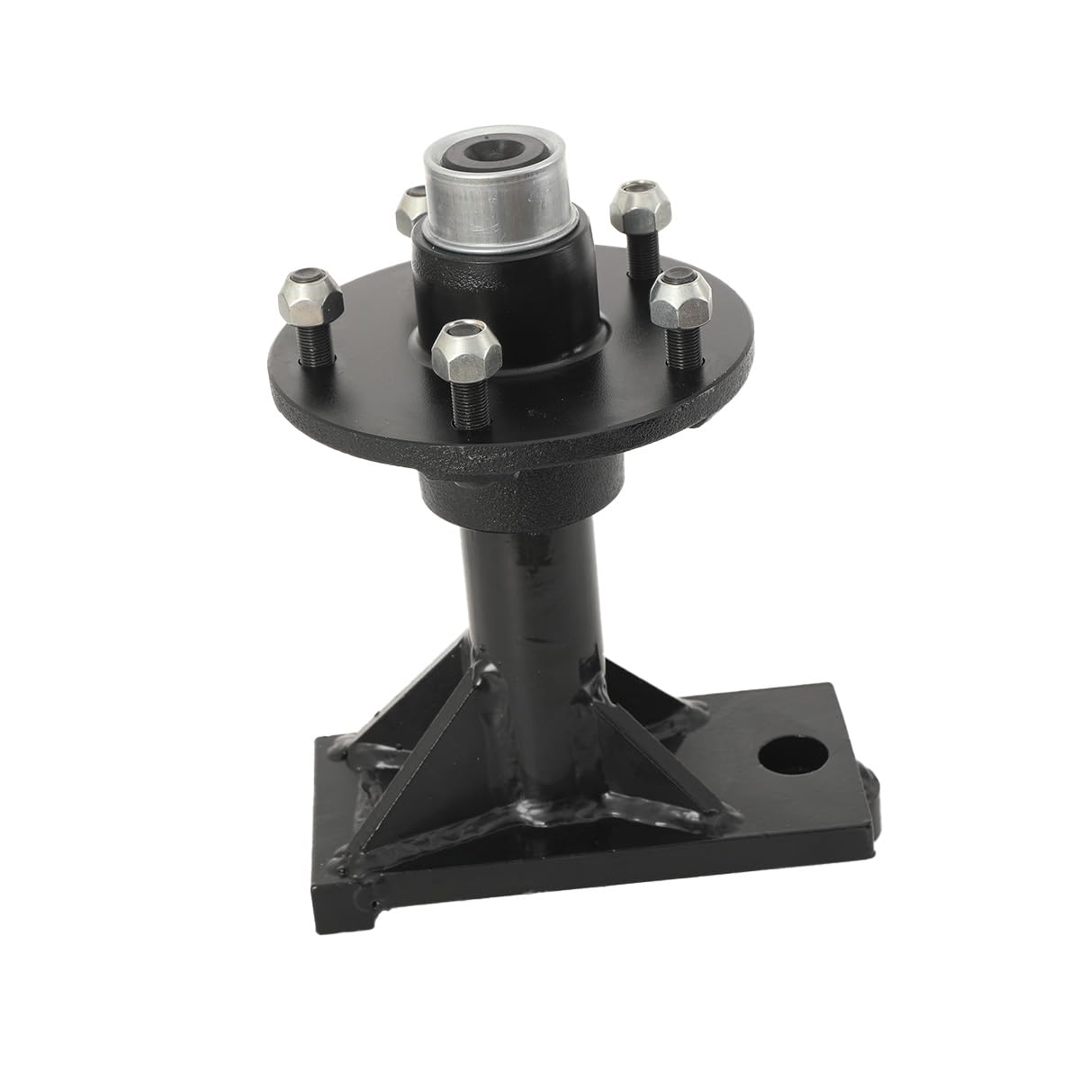 5 x 5.5 Shipping Container Wheel No Handle, 5000LB Bolt On Spindle Bearing Kit, Trailer Idler Hub 5 Lug Bolt-on Hub Kit, Compatible with Up to 40ft Heavy-Duty Shipping Container(1PC)