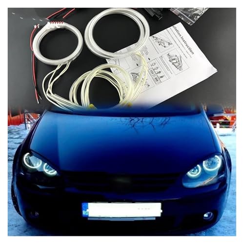 Kit de faros angel eyes para coche VW Golf 5 MK5 2003-2009 3