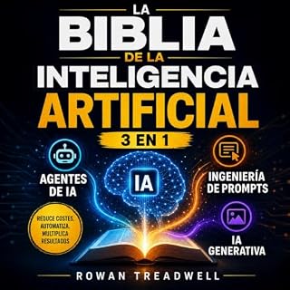 La Biblia de la Inteligencia Artificial [3 en 1] Audiolibro Por Rowan Treadwell arte de portada