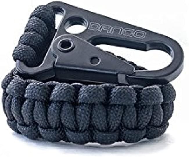 Dango EDC Tether - Cobra Weave 550 Paracord - 6 Inch Woven, 10 Feet Unraveled