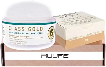 RUUFE Class gold cosmetics 2 pack class gold mascarilla facial soft face class gold jabon facial class productos class gold