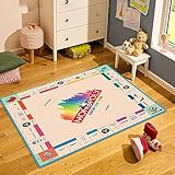 Monopoly Rug, Game Rug, Board Game Rug, Gaming Rug, Monopoly Game Rug, Boy Room Rug, Kids Rug, Gift for Her, Gift for Him M196.5 (47”x70”)=120x180cm