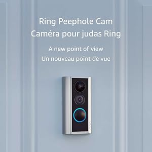 Ring Door View Cam – A compact video doorbell designed to replace your peephole with smart security